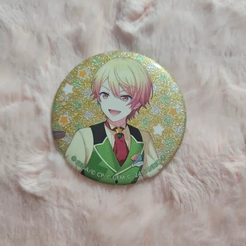[BUNJANG] Project Sekai Tenma Tsukasa Sanrio Collaboration Glitter Can Badge / 프세카 프로세카 텐마 츠카사 산리오 콜라보 글리터 캔뱃지