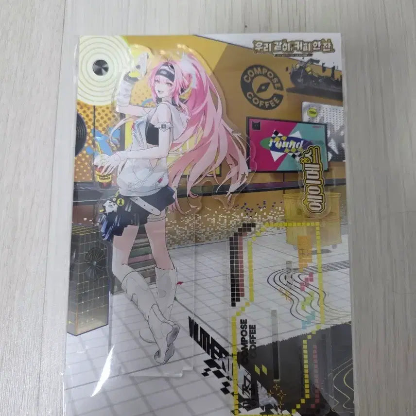 [BUNJANG] Aimes Compose Coffee Acrylic Stand / 명조 에이메스 컴포즈커피 아크릴 스탠드 미개봉
