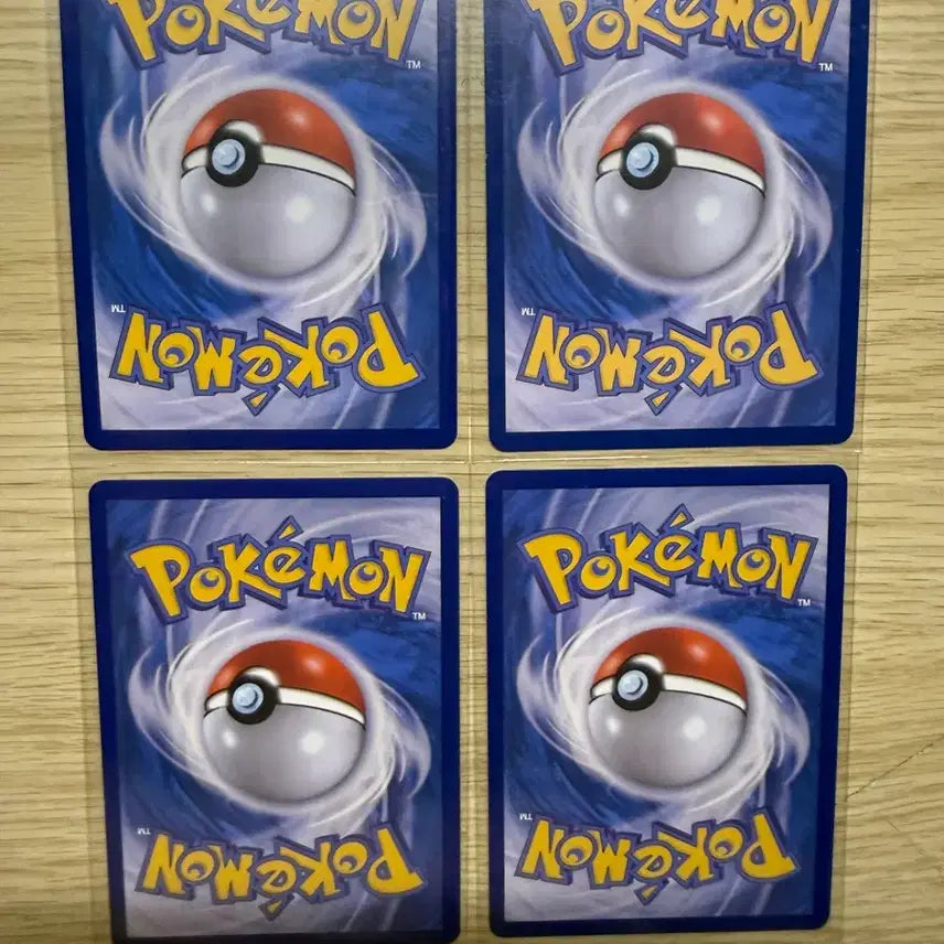 [BUNJANG] Pokemon Card Team Rocket Series 4 Card Bundle Set / 포켓몬카드 로켓단 시리즈 4종 일괄