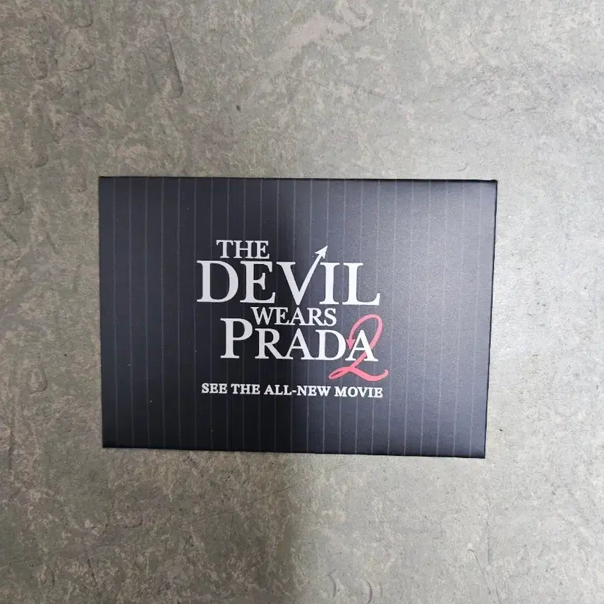 [BUNJANG] The Devil Wears Prada 2 Sticker / 악마는 프라다를 입는다2 스티커