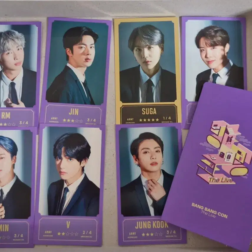 [BUNJANG] BTS Bang Bang Con Message Photocard / BTS 방방콘 메세지 포토카드