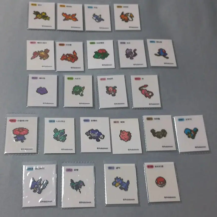 [BUNJANG] Pokemon Sticker Set Individual / 픽셀 띠부씰 개별 판매