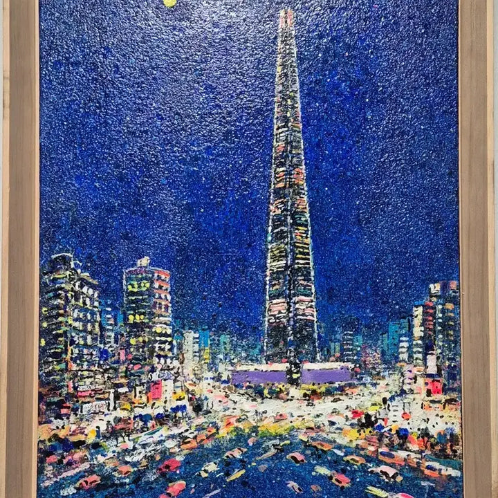 [BUNJANG] Kim Jeong-ho "Hi Seoul" Oil Painting (New Work, Exhibition Piece, Certificate of Authenticity) / 김정호 화백-Hi Seoul (신작/출품작/보증서)