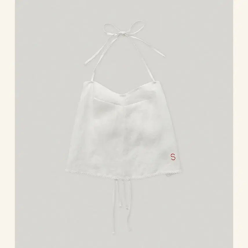 [BUNJANG] Smoothmood Laura Halterneck Top Ivory / 스무드무드 로라홀터넥탑 아이보리