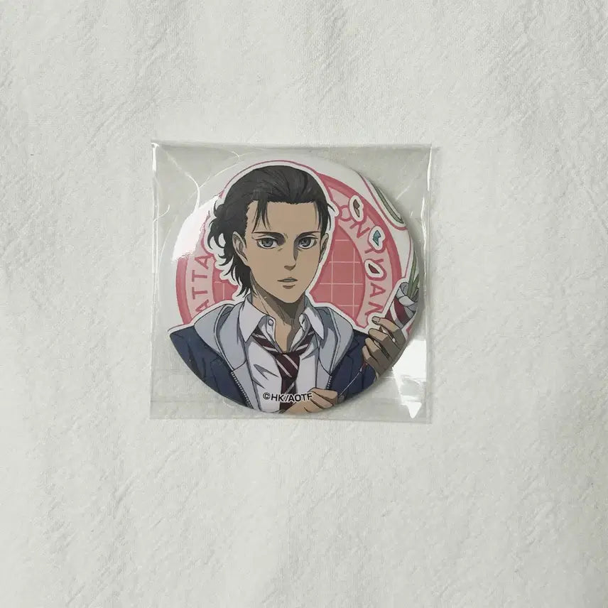 [BUNJANG] Attack on Titan Eren Yeager School Uniform Can Badge / 진격의 거인 에렌 예거 교복 학생 캔뱃지 19 에렌