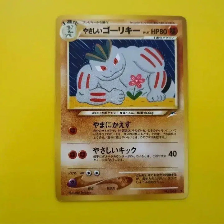 [BUNJANG] 1996 Machamp 1st Edition Shadowless Japanese Pokemon Card / 포켓몬카드 ss급 1996 괴력몬 근육몬 알통몬 초판 1st 1ed 일판