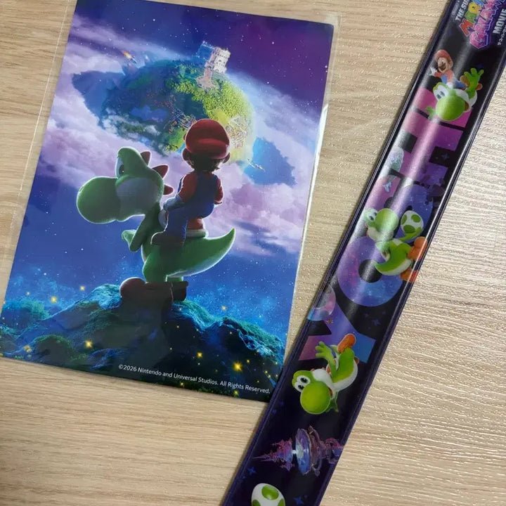 [BUNJANG] Super Mario Cinema Exclusive Magnet Bracelet &amp; Postcard Set / 마리오 토호시네마 특전