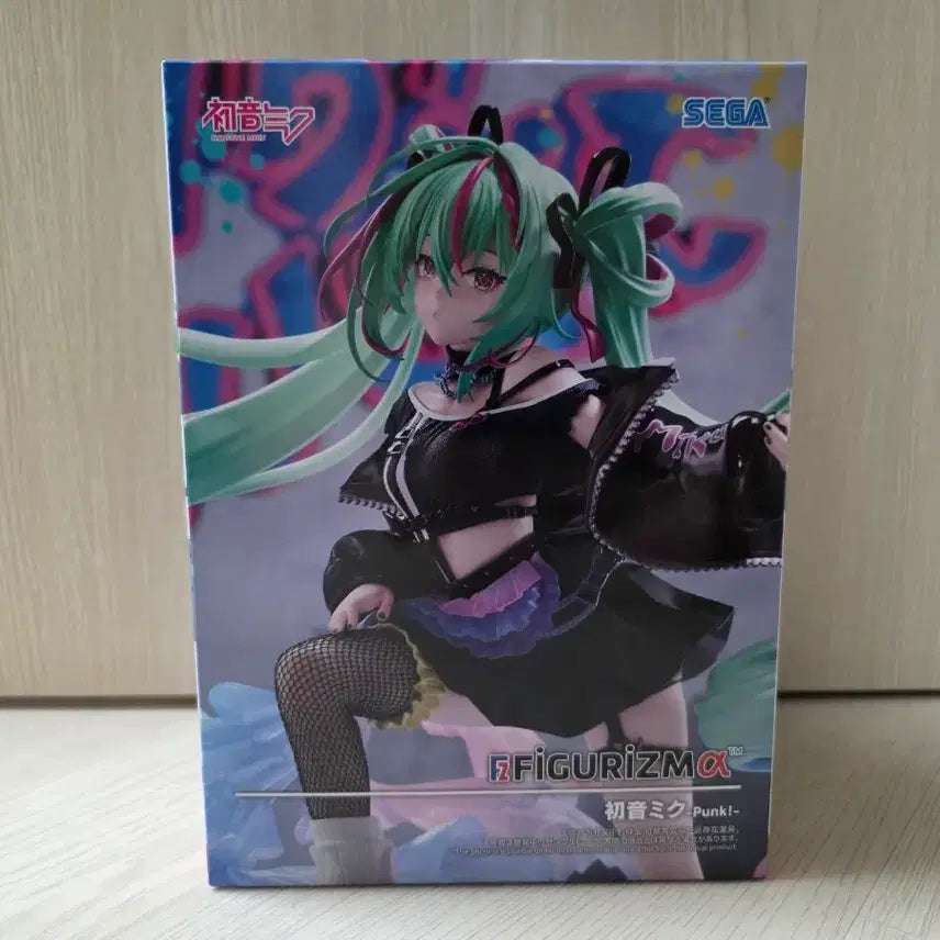 [BUNJANG] Sega Hatsune Miku Punk Style Figure (Sealed) / 세가 하츠네미쿠 펑크스타일 미개봉
