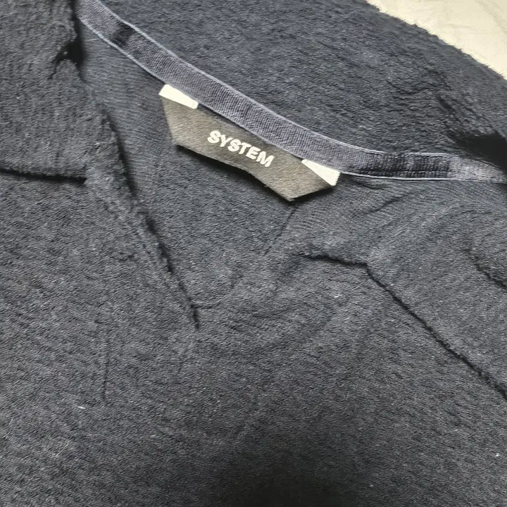 [BUNJANG] System Homme 23ss Terry Knit Short Sleeve T-Shirt / 23ss 시스템 옴므 테리 니트 반팔 티셔츠 105