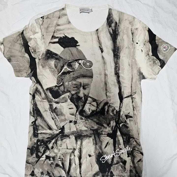 [BUNJANG] Moncler x Stuart Sample Pilgrim T-Shirt / 몽클레르 x 스투어트 샘플 필그림 반팔티 반팔티셔츠 100