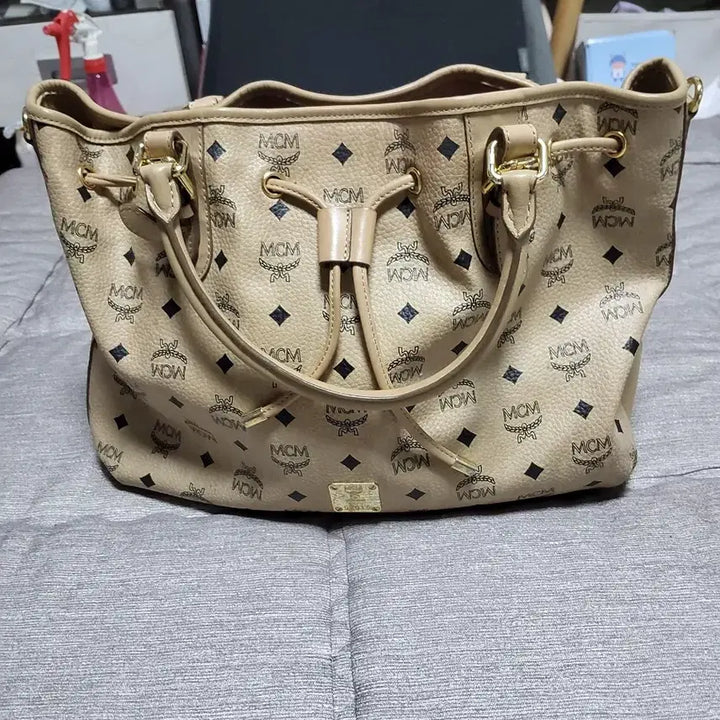 [BUNJANG] MCM Leather Shoulder Bag / 엠씨엠 가방