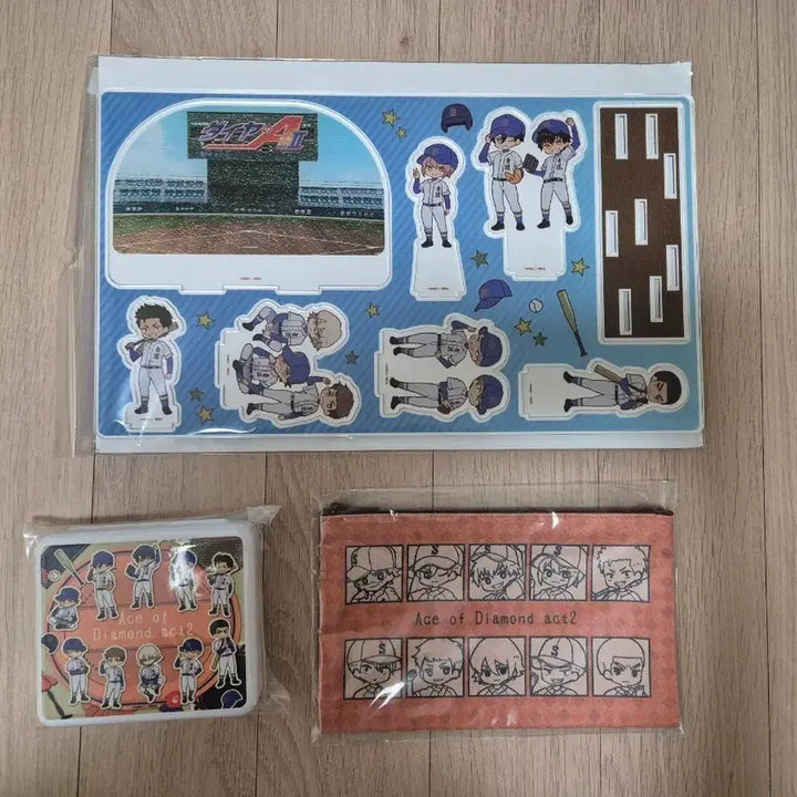 [BUNJANG] Diamond Ace / Daiya Acrylic Stand, Pouch, Multi-Case Bundle Set / 다이아몬드 에이스/다이에이 아크릴스탠드, 파우치, 다용도케이스 3종 일괄