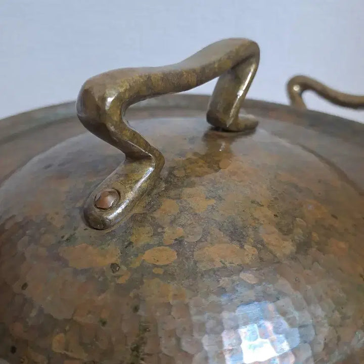 [BUNJANG] Antique European Copper Stew Pot - Retro Collectible / 올드 앤틱 [ 스튜 냄비 ] 유럽 구리 냄비 레트로 인테리어 희귀수집품
