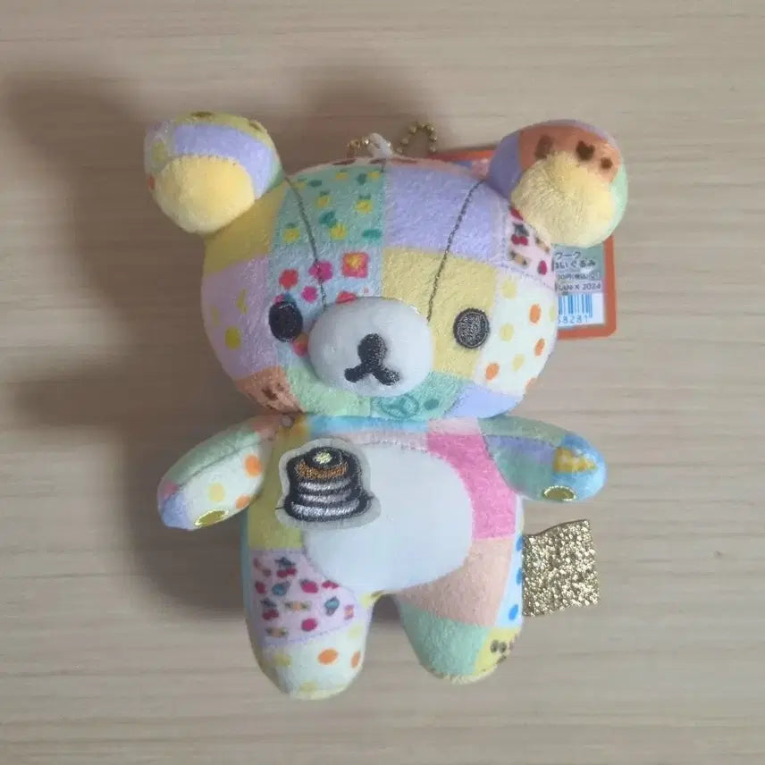 [BUNJANG] Rilakkuma Patchwork 20th Anniversary Doll / 리락쿠마 패치워크 20주년 인형 키링