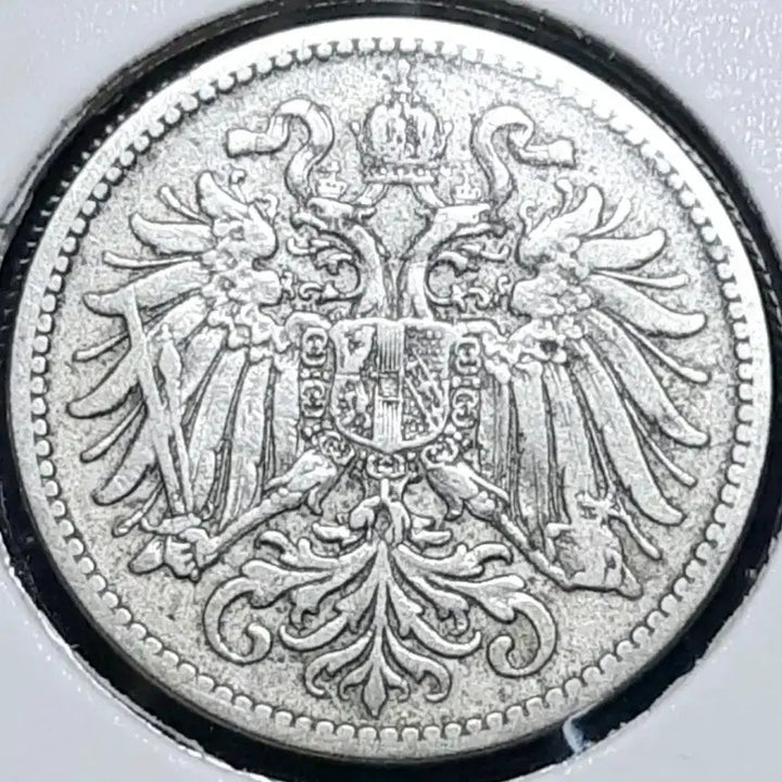 [BUNJANG] 1895 Austria 10 Heller Coin / 오스트리아 1895년 10휠러.외국주화 주화 화폐 동전