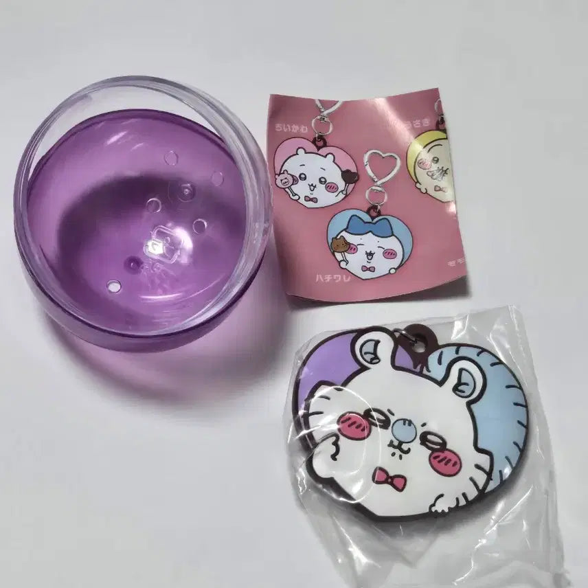 [BUNJANG] Chikawa Heart Rubber Charm Monmonya (Sealed) / [미개봉]먼작귀 치이카와 하트 러버 고무 키링 모몽가