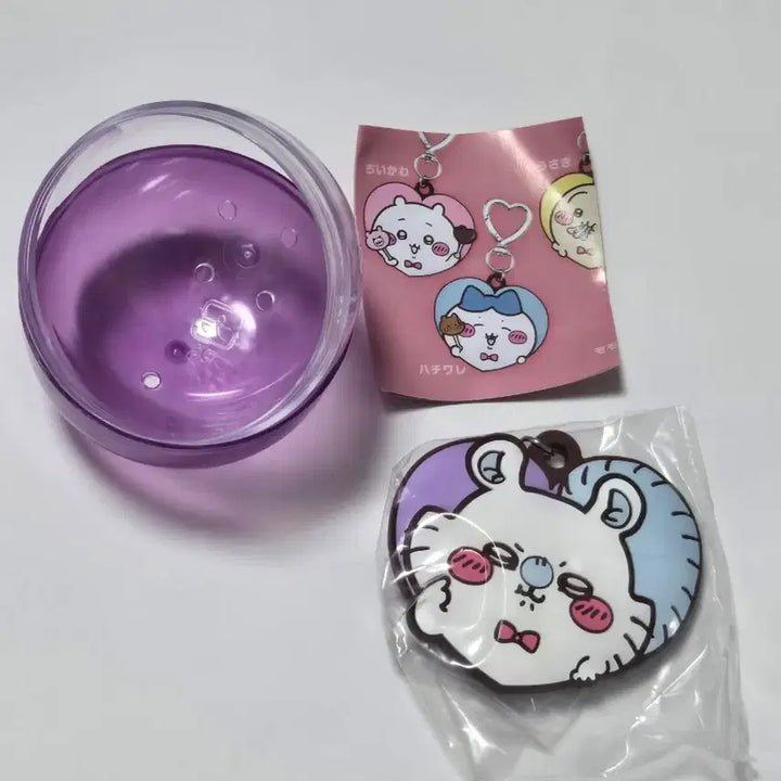 [BUNJANG] Chikawa Heart Rubber Charm Monmonya (Sealed) / [미개봉]먼작귀 치이카와 하트 러버 고무 키링 모몽가