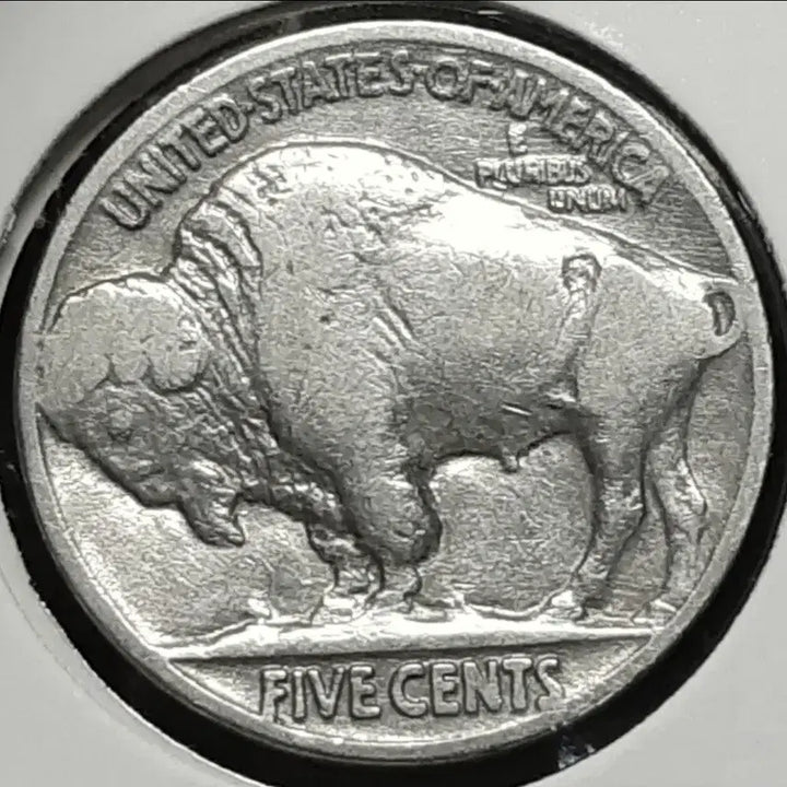 [BUNJANG] 1937 Buffalo Nickel US Coin / 미국 준미급 1937년-F 버팔로 5센트.외국주화 주화 화폐 동전