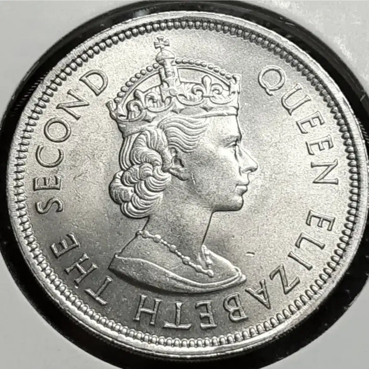 [BUNJANG] 1970 Hong Kong 1 Dollar Large Coin - Uncirculated / 홍콩 미사용 1970년 1달러 대형주화.외국주화 주화 화폐 동전