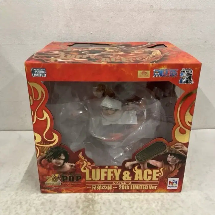 [BUNJANG] One Piece POP Maximum Luffy &amp; Ace 20th Anniversary Limited Edition Figure / 원피스 POP 맥시멈 루피 &amp; 에이스 20주년 한정판 피규어