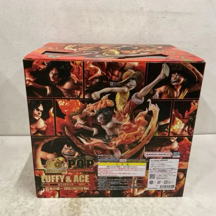 [BUNJANG] One Piece POP Maximum Luffy &amp; Ace 20th Anniversary Limited Edition Figure / 원피스 POP 맥시멈 루피 &amp; 에이스 20주년 한정판 피규어