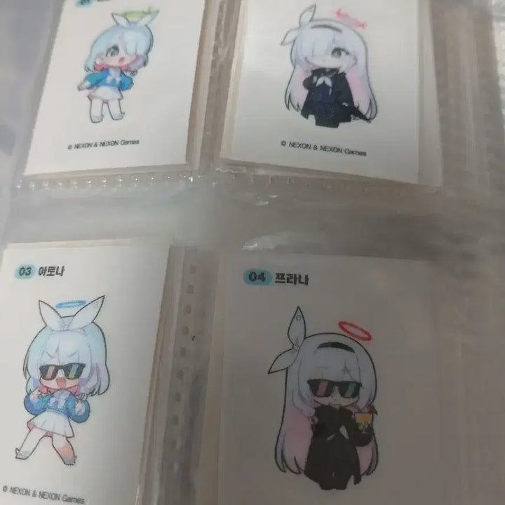 [SOLD OUT] 블루아카이브 gs콜라보 71종 전종 띠부씰