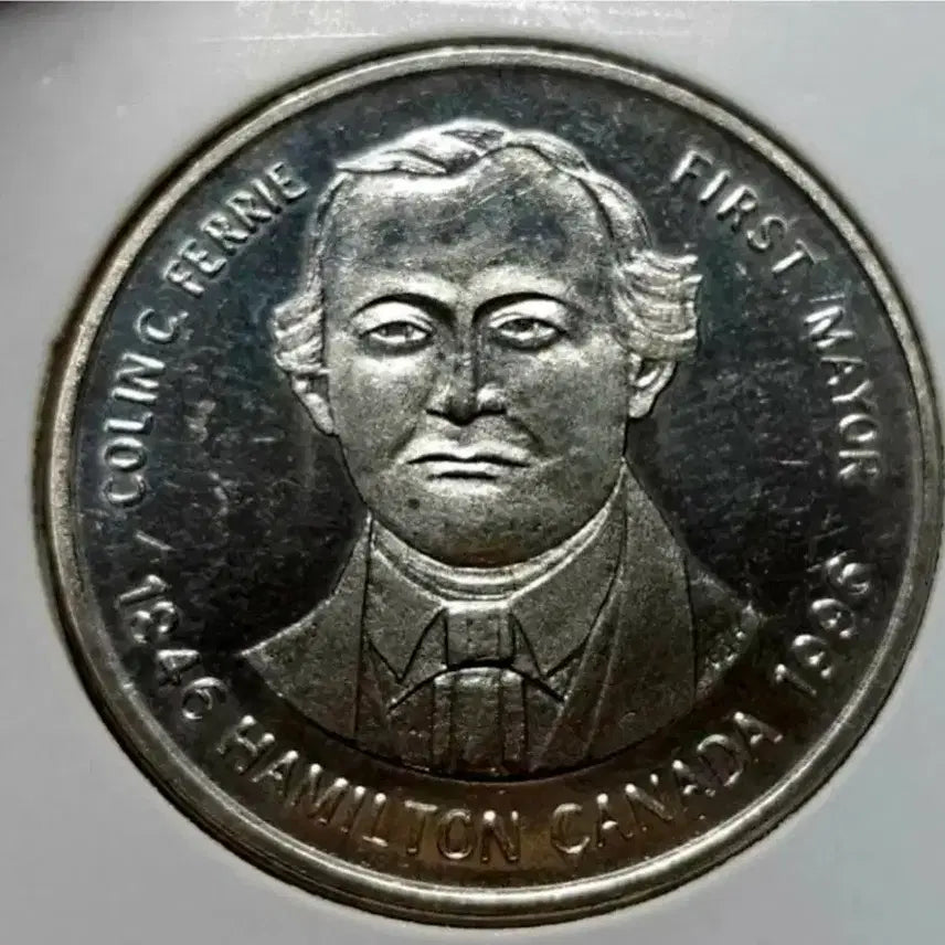 [BUNJANG] Canada 1996 Hamilton City 150th Anniversary Commemorative Coin ($1.50) / 캐나다 미사용 1996년 헤밀턴시티 150주년 기념주화 외국주화 화폐