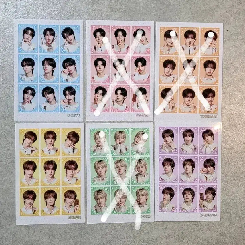 [BUNJANG] TWS Valentine Event Photo Badge Set / 투어스 발렌타인 역조공 증명사진 벳지set