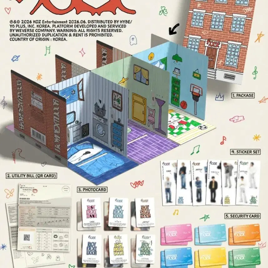 [SOLD OUT] 보넥도 BOYNEXTDOOR 이번 앨범 미개봉+포카