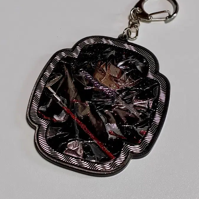 [BUNJANG] Kagurabachi Rokuhira Chihiro Metallic Keychain Figure / 카구라바치 로쿠히라 치히로 메탈릭 키링 피규어