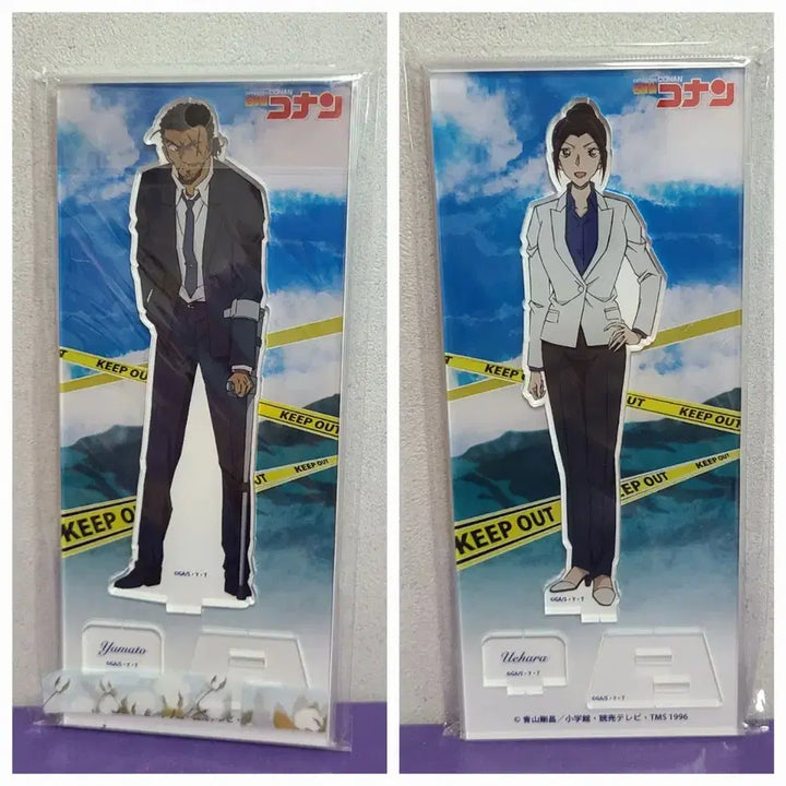 [BUNJANG] Detective Conan Kansuke Yamato &amp; Yui Uehara Acrylic Stand (Official) / (정품)명탐정 코난 척안의 잔상 야마토칸스케 우에하라유이 아크릴 스탠드