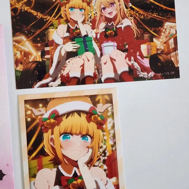 [BUNJANG] Oshi no Ko Ruby &amp; Kyoai Christmas Mini Bromide Photocard Bundle Set / 일괄) 최애의 아이 루비 멤쵸 크리스마스 미니 브로마이드 포토 카드