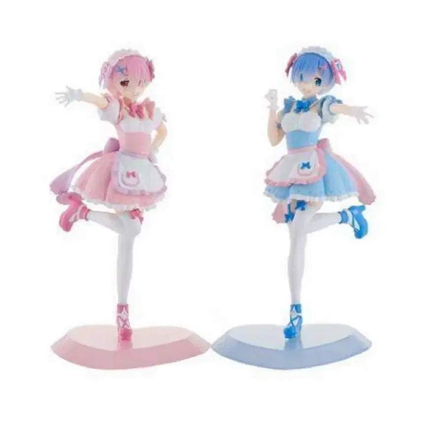 [BUNJANG] Tenitol Re:Zero Rem &amp; Ram Maid Figure Set / 테니톨 Re:제로부터 시작하는 이세계생활 메이드 렘&amp;람 세트 피규어