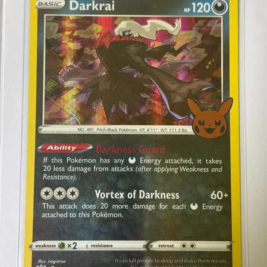 [BUNJANG] Pokemon Card 2020 North American Halloween Darkrai 105/189 / (북미) 포켓몬 카드 2020 북미 할로윈 다크라이 105/189