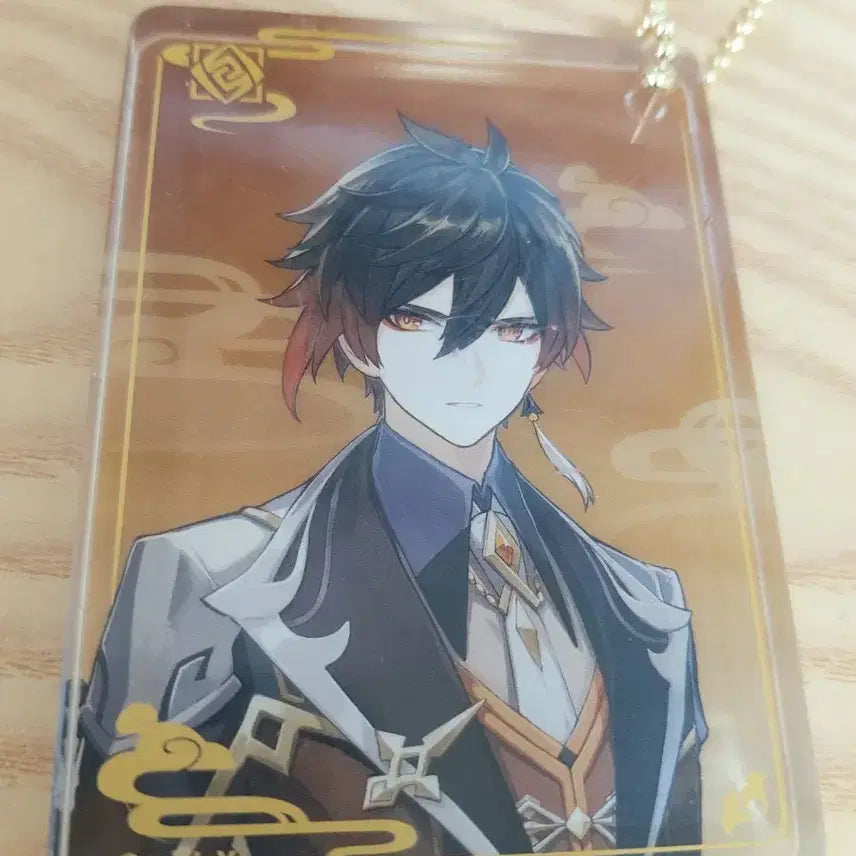 [BUNJANG] Genshin Impact Zhongli Acrylic Keychain / 원신 종려 아크릴 키링