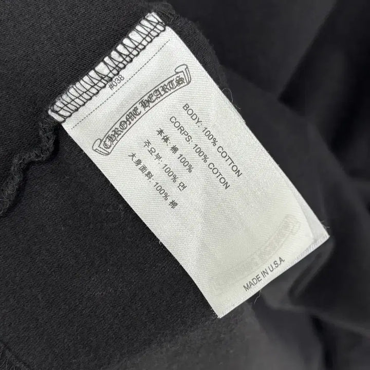 [SOLD OUT] [L]크롬하츠 넥 스크립트 반팔티