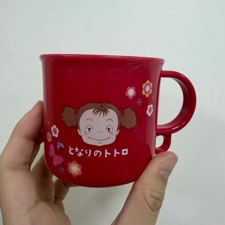 [BUNJANG] Ghibli Genuine Japanese Totoro Flower Pattern Mug / 지브리 일본정품 메이컵