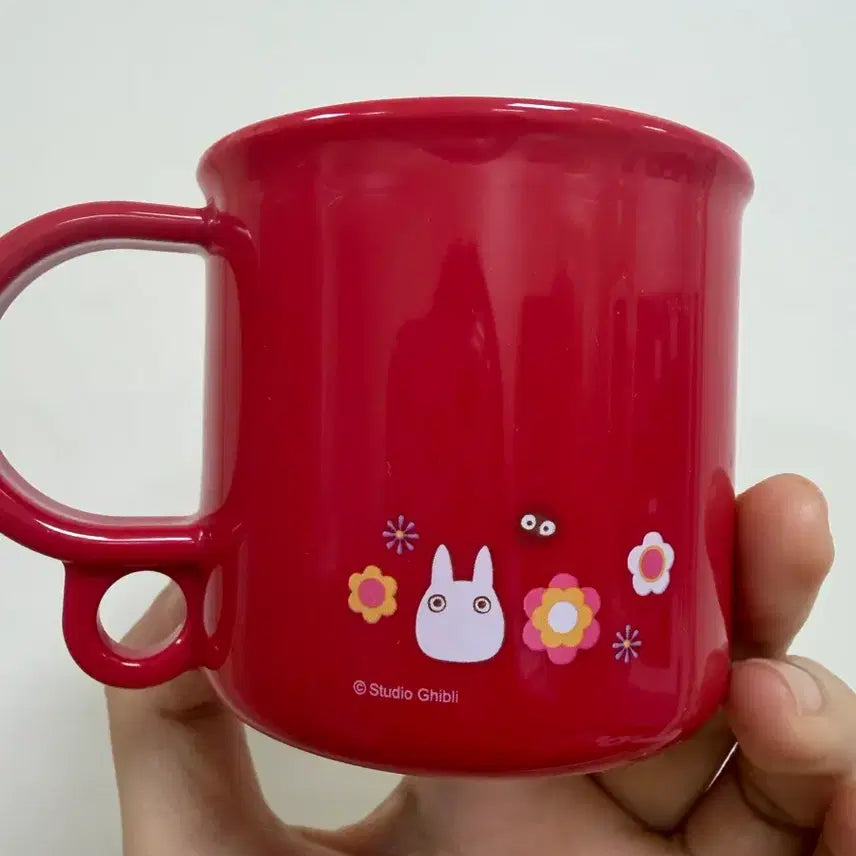[BUNJANG] Ghibli Genuine Japanese Totoro Flower Pattern Mug / 지브리 일본정품 메이컵