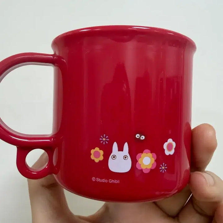 [BUNJANG] Ghibli Genuine Japanese Totoro Flower Pattern Mug / 지브리 일본정품 메이컵