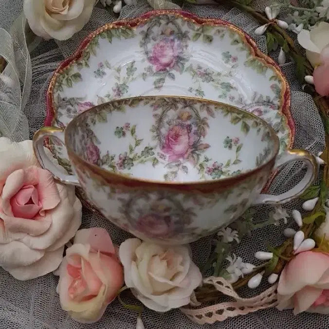 [BUNJANG] Haviland Limoges Tea Cup Set - French Vintage / 프랑스하빌랜드 리모즈