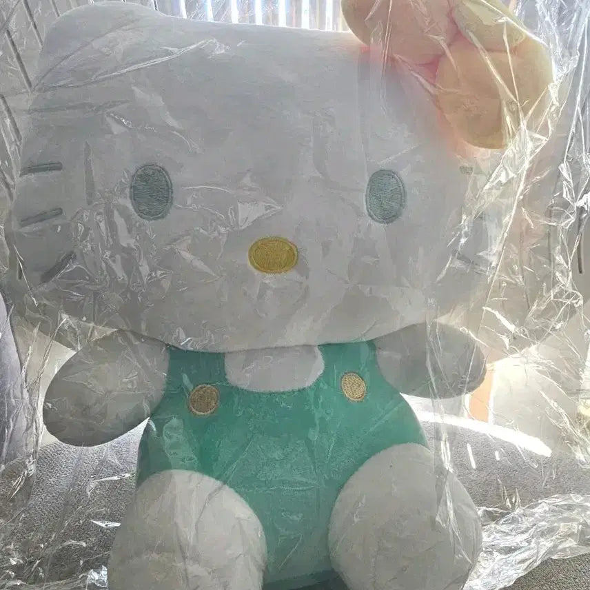 [BUNJANG] Sanrio Mint Hello Kitty Plush Doll / [택달린새상품]산리오의 민트 헬로키티 인형