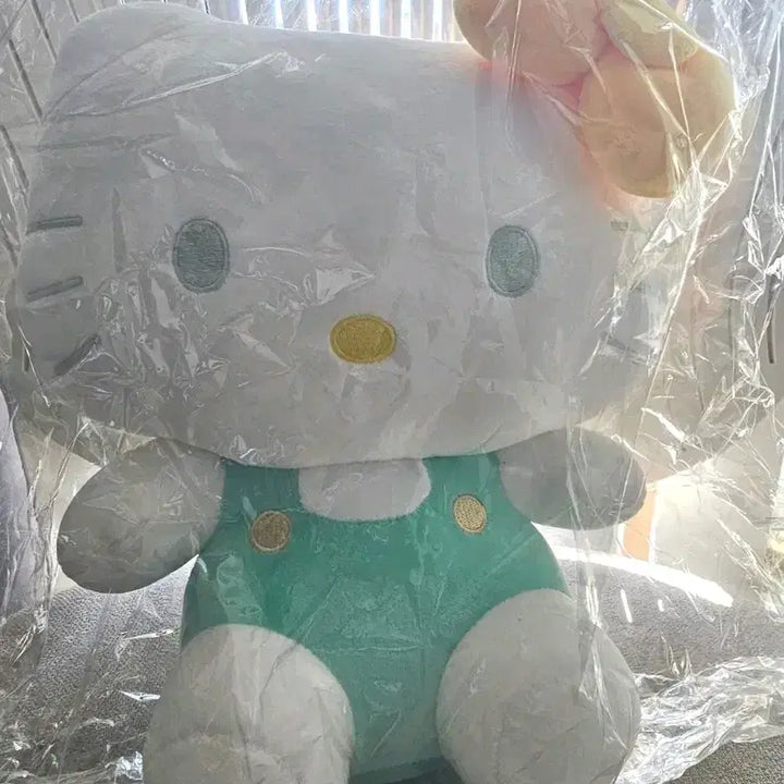 [BUNJANG] Sanrio Mint Hello Kitty Plush Doll / [택달린새상품]산리오의 민트 헬로키티 인형