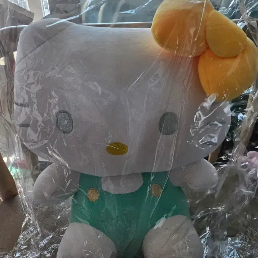 [BUNJANG] Sanrio Mint Hello Kitty Plush Doll / [택달린새상품]산리오의 민트 헬로키티 인형