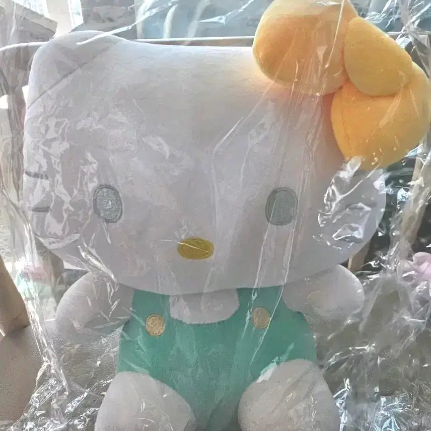 [BUNJANG] Sanrio Mint Hello Kitty Plush Doll / [택달린새상품]산리오의 민트 헬로키티 인형