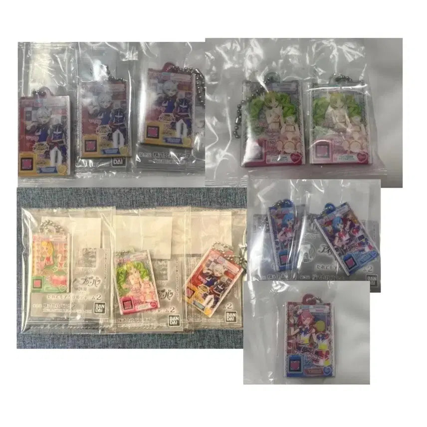 [SOLD OUT] 오후7시까지구매시할인)비현물가샤폰히비키후와리파루루쥬논논키링아크릴키링드림티
