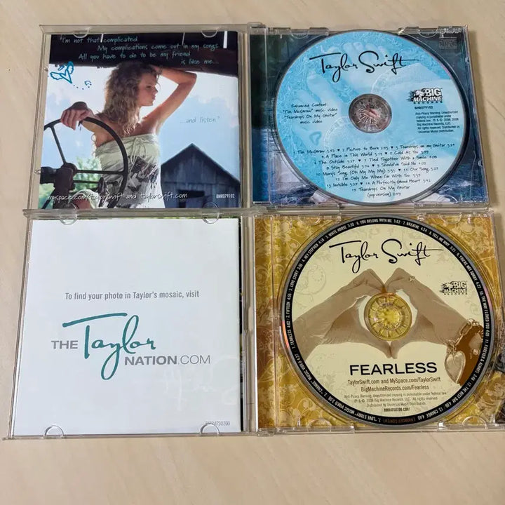 [BUNJANG] Taylor Swift 1st &amp; 2nd Album Bundle Set CD LP (First Press, Rare) / 초판) 테일러 스위프트 1집 2집 앨범 일괄 CD LP