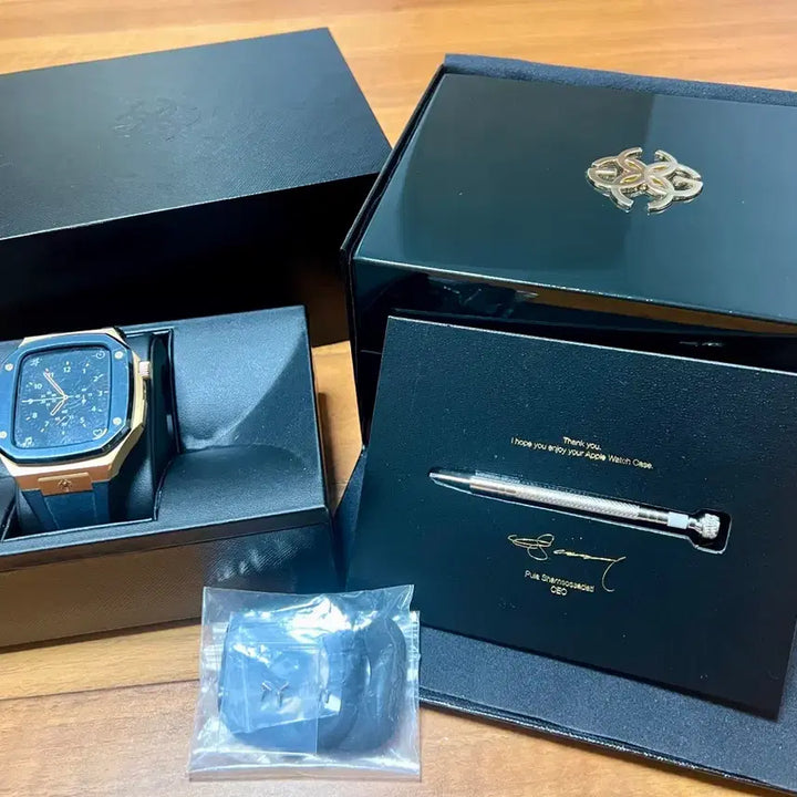 [BUNJANG] Golden Concept SP44 Rose Gold/Midnight Blue Watch Case (Limited Edition 