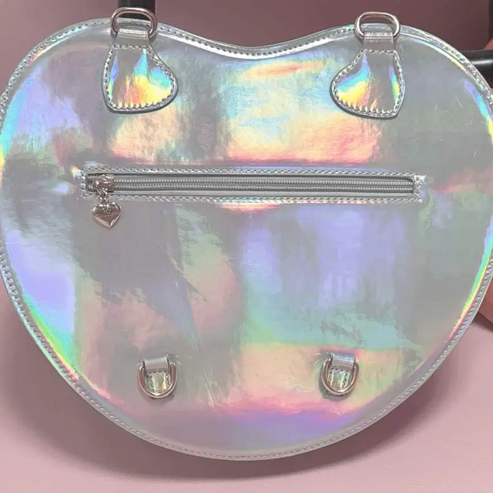 [BUNJANG] Fuyuneko Heart Ita Bag Hologram / 후유네코 하트 이타백 홀로그램 레이저