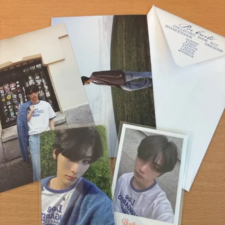 [BUNJANG] BOYNEXTDOOR Taesan Madrid Collected Book 2 Photocard &amp; Postcard Set / 급처)보넥도 태산 콜렉티드북2 마드리드 포카+엽서