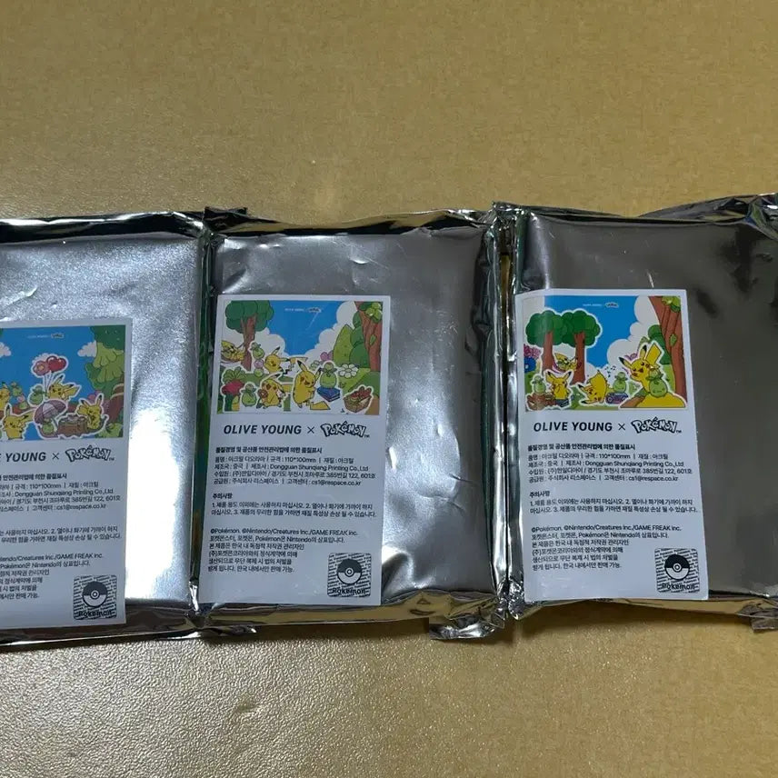 [BUNJANG] Olive Young Pokemon Acrylic Diorama 3 Types Set / 올리브영 포켓몬 아크릴 디오라마 3종 세트